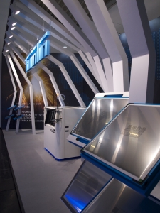 Custom exhibition booth design build