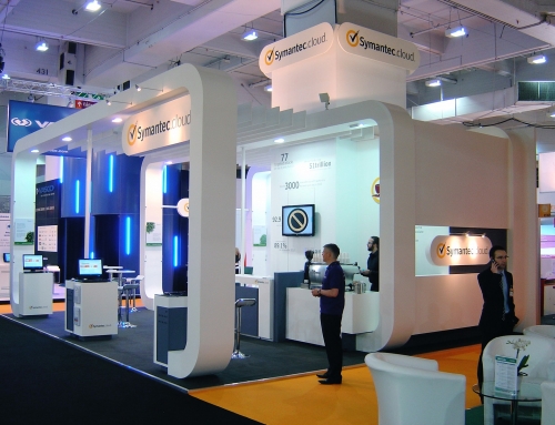 Cutting edge exhibition design and build at Infosecurity UK.